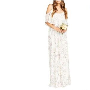 Show Me Your MuMu | Dresses | Mumu Bridal Caitlin Ruffle Maxi Dress Rustic  Mauve | Poshmark